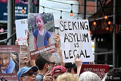 Close the Camps Editorial Stock Photo