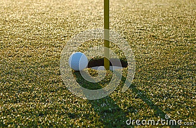 Close Golf Shot Stock Photo