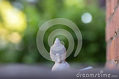 Close Side View Buddha Statue At Amsterdam The Netherlands 10-8-2023 Stock Photo