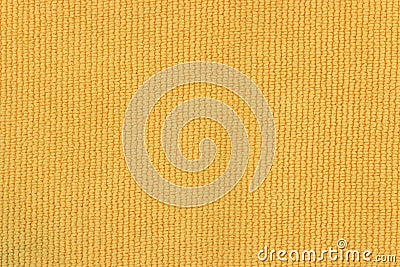 Close texture of yellow cloth Stock Photo