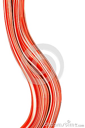 abstract red wavy colors paper texture background Stock Photo