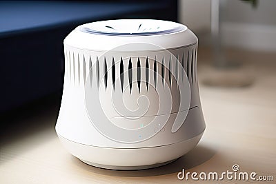 close-up of air purifier, with droplets of water visible Stock Photo