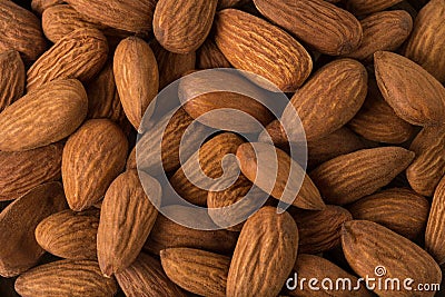 Close-up of almond nuts Stock Photo