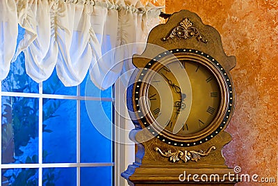 Close up of an antique clock Stock Photo