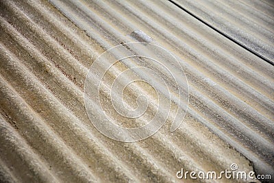 Close up asbestos roof texture. Stock Photo
