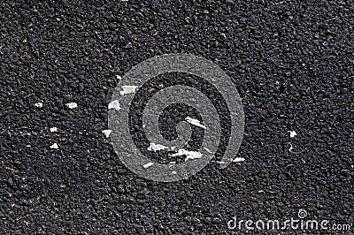 Close up of asphalt road,Black nature asphalt background Stock Photo