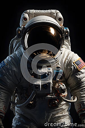 A close up of an astronaut Stock Photo