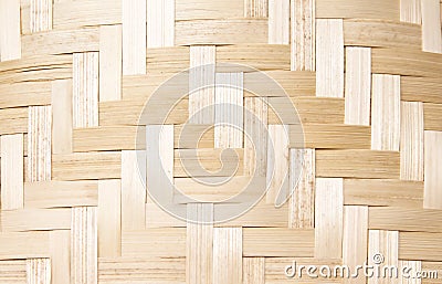 Bamboo wood interlace texture in seamless patterns brown background Stock Photo