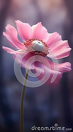 beautiful cosmos flower generative AI Stock Photo