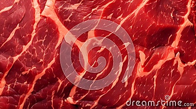 Close up beef steak background. Generative ai design Stock Photo