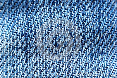 Close up of blue jeans fabric Stock Photo