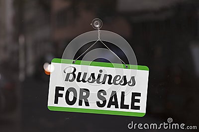 Business for sale Stock Photo