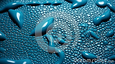 A close up of a blue surface Stock Photo