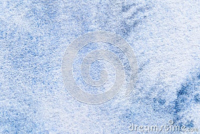 Close-up of blue textured canvas with soft patterns and abstract shadows Stock Photo