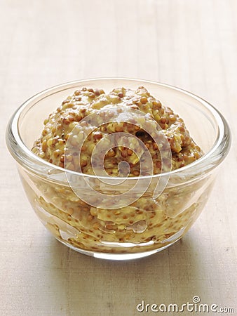 Multigrain mustard Stock Photo