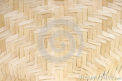 Brown bamboo wood interlace texture in seamless patterns background Stock Photo