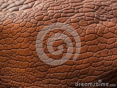 close up brown leather texture background Stock Photo
