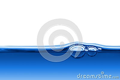 Close-up of buble over the water Stock Photo