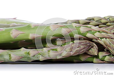 Close up of bunch of asparagus Stock Photo