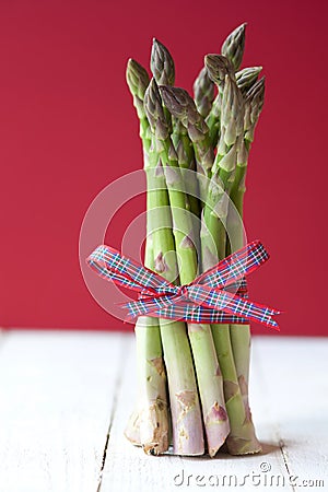 Close up of a bunch of asparagus Stock Photo
