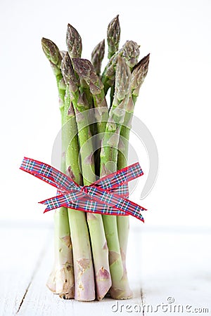 Close up of a bunch of asparagus Stock Photo