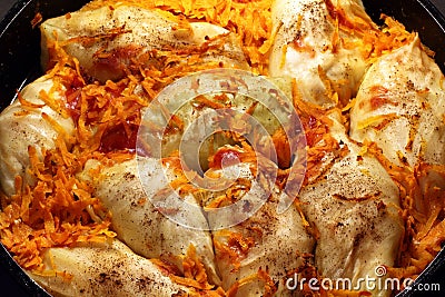 Cabbage Rolls Stock Photo