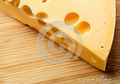 Close up of cheese on cheese board Stock Photo