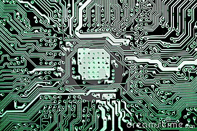 Close up of Circuits Electronic on Mainboard Technology computer background logic board,cpu motherboard,Main board,sys Stock Photo