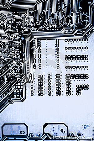 Close up of Circuits Electronic on Mainboard Technology computer background logic board,cpu motherboard,Main board,sys Stock Photo