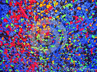 Close up of a colorful rubber background Stock Photo