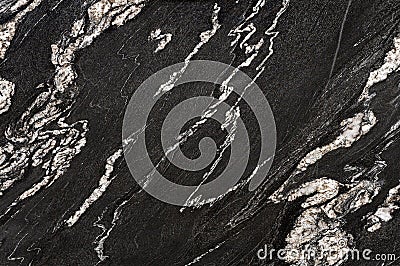 Cosmic Black granite Stock Photo