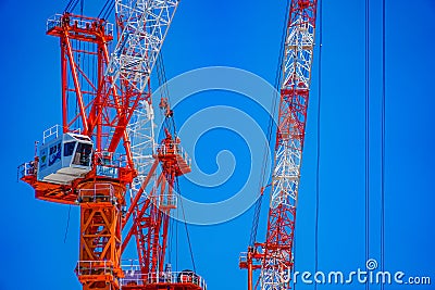 Close -up crane Stock Photo