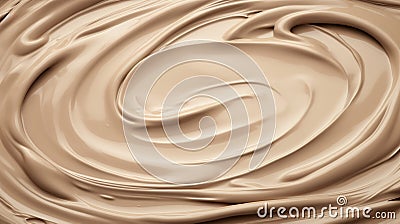 Close up of cream on white background. tinting. Stock Photo
