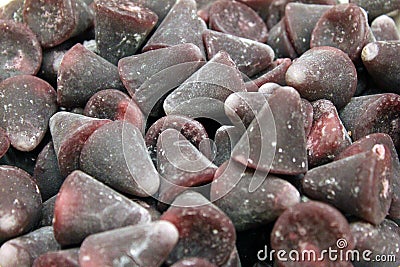 Close up of cuberdon candies Stock Photo