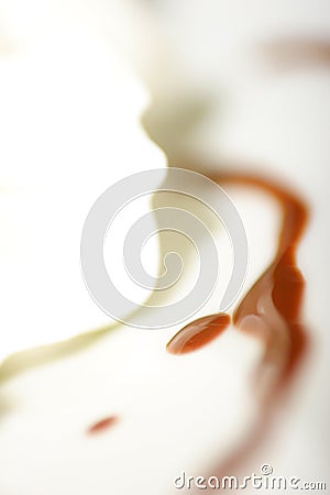 Close up of delicious chocolate dessert Stock Photo