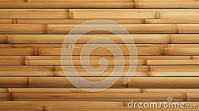 Close-up detail of rustic wood bamboo surface texture background. Generative ai Stock Photo
