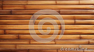 Close-up detail of rustic wood bamboo surface texture background. Generative ai Stock Photo