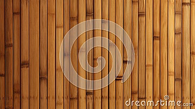 Close-up detail of rustic wood bamboo surface texture background. Generative ai Stock Photo