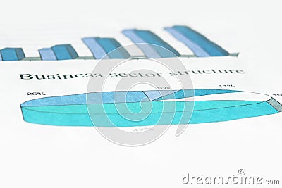 Close up. a diagram showing business structuring.business background Stock Photo