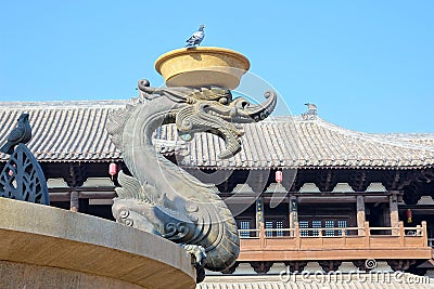 Dragon sculpture Editorial Stock Photo