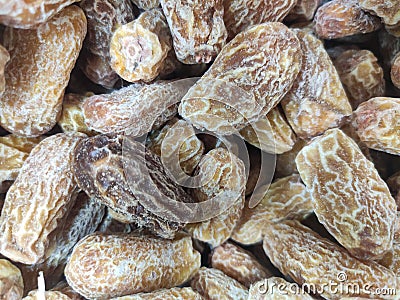 A close up of dry dates Stock Photo
