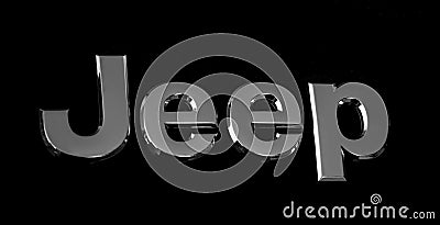 Jeep car logo Editorial Stock Photo