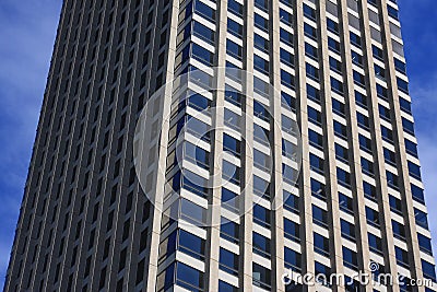 Close up of 201 Elizabeth Street Sydney office building Stock Photo