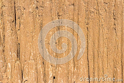 Close Up of eroded sandstone pillars or columns and cliffs Stock Photo