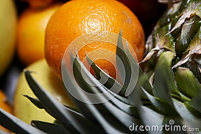 Close-up of exotic fruits Stock Photo