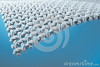 Close-up of fabric interlaced fiber. Stock Photo