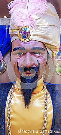 Zoltar Speaks Fortune Teller Machine Face Closeup Editorial Stock Photo