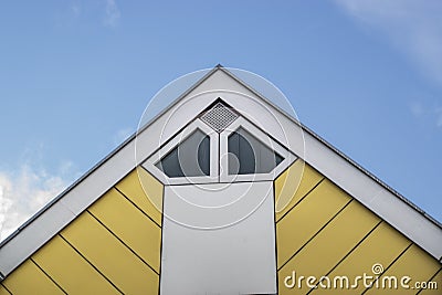 Close up of the famous cube house in Rotterdam, The Netherlands Editorial Stock Photo