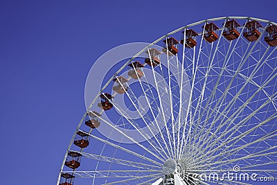 Close up of Ferris Wheel at Navy Pier Editorial Stock Photo