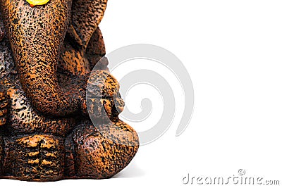 Close-up of a figurine of Lord Ganesha Stock Photo